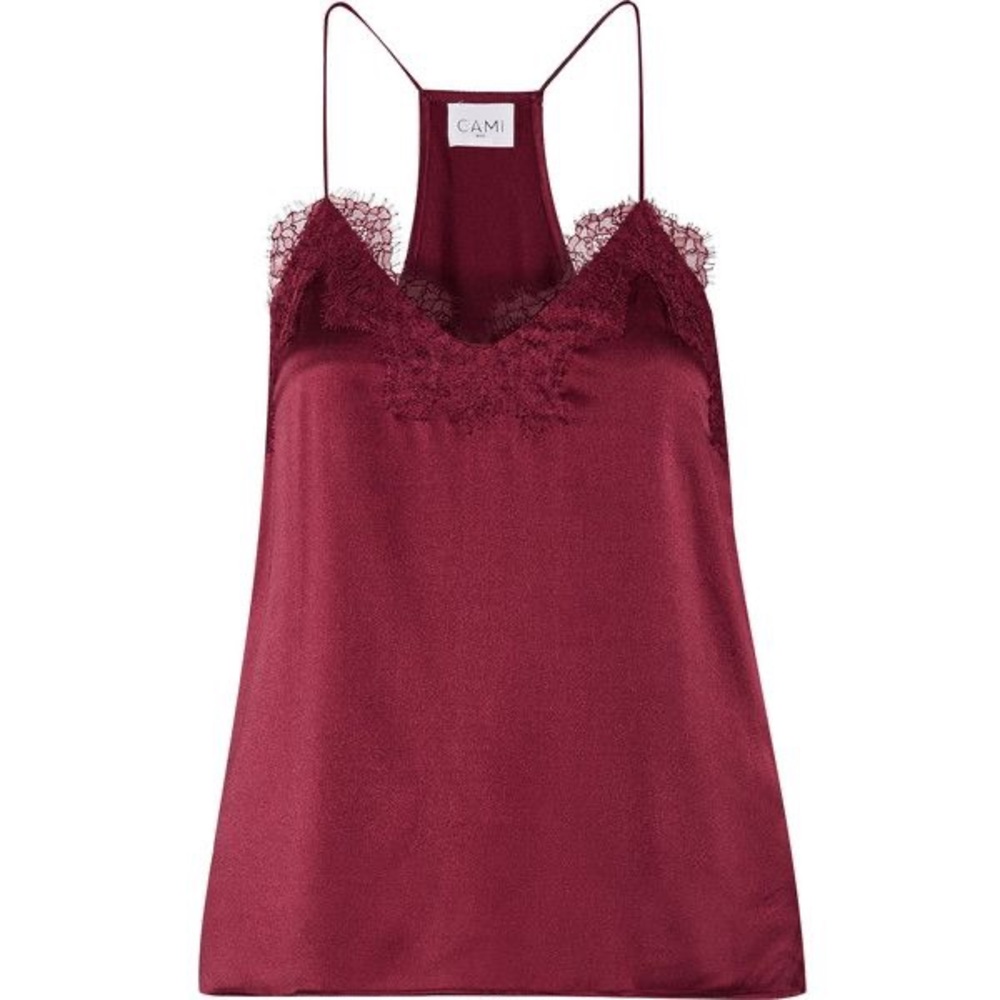 Cami NYC Burgundy Top- XS